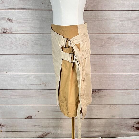 Acne Beige and Tan Midi Skirt - Picture 4 of 7